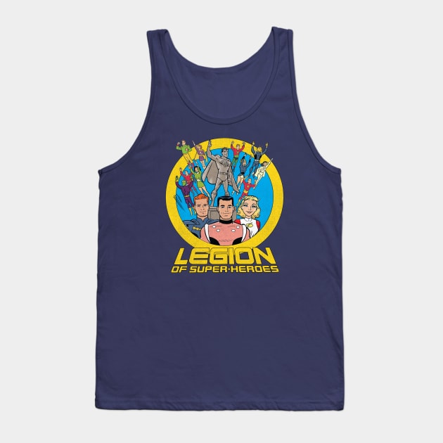 Legion of Super-Heroes Tank Top by tdilport